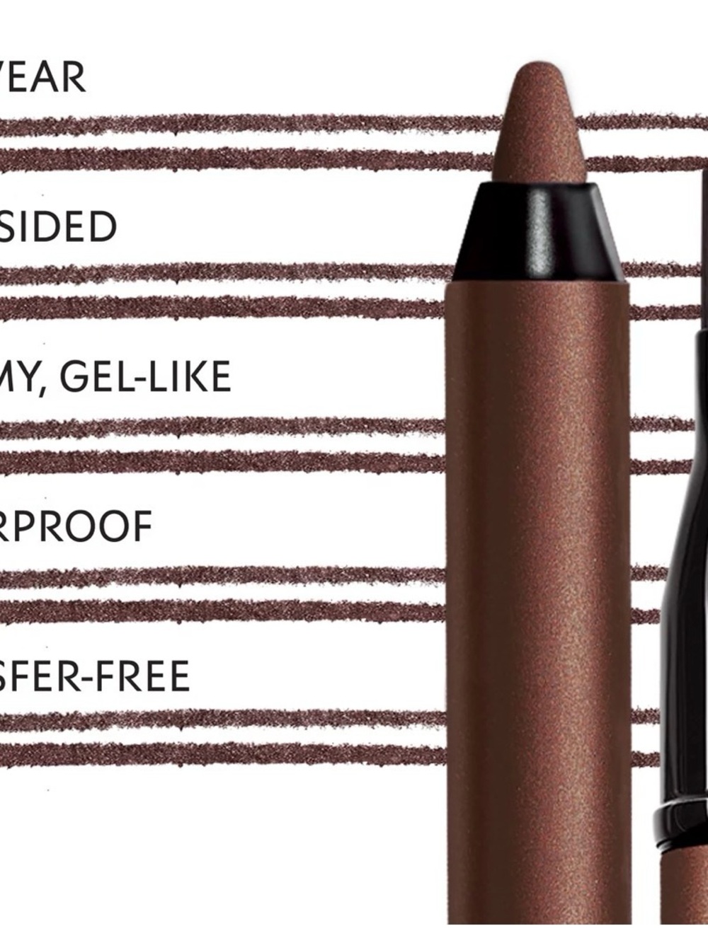 NWT YSL LINES LIBERATED 24H WATERPROOF EYELINER in Deconstructed brown #2 - Picture 3 of 4